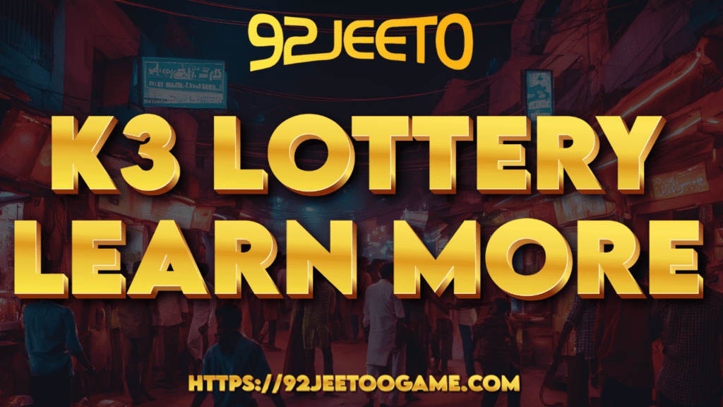 Dice rolls and results in the 92Jeeto K3 Lottery game with quick gameplay and diverse betting options.